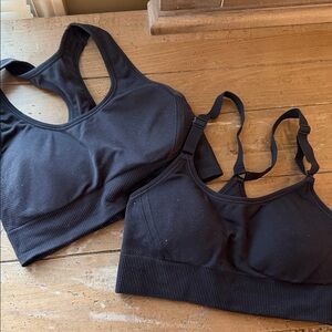 All in Motion Black Sports Bra Set